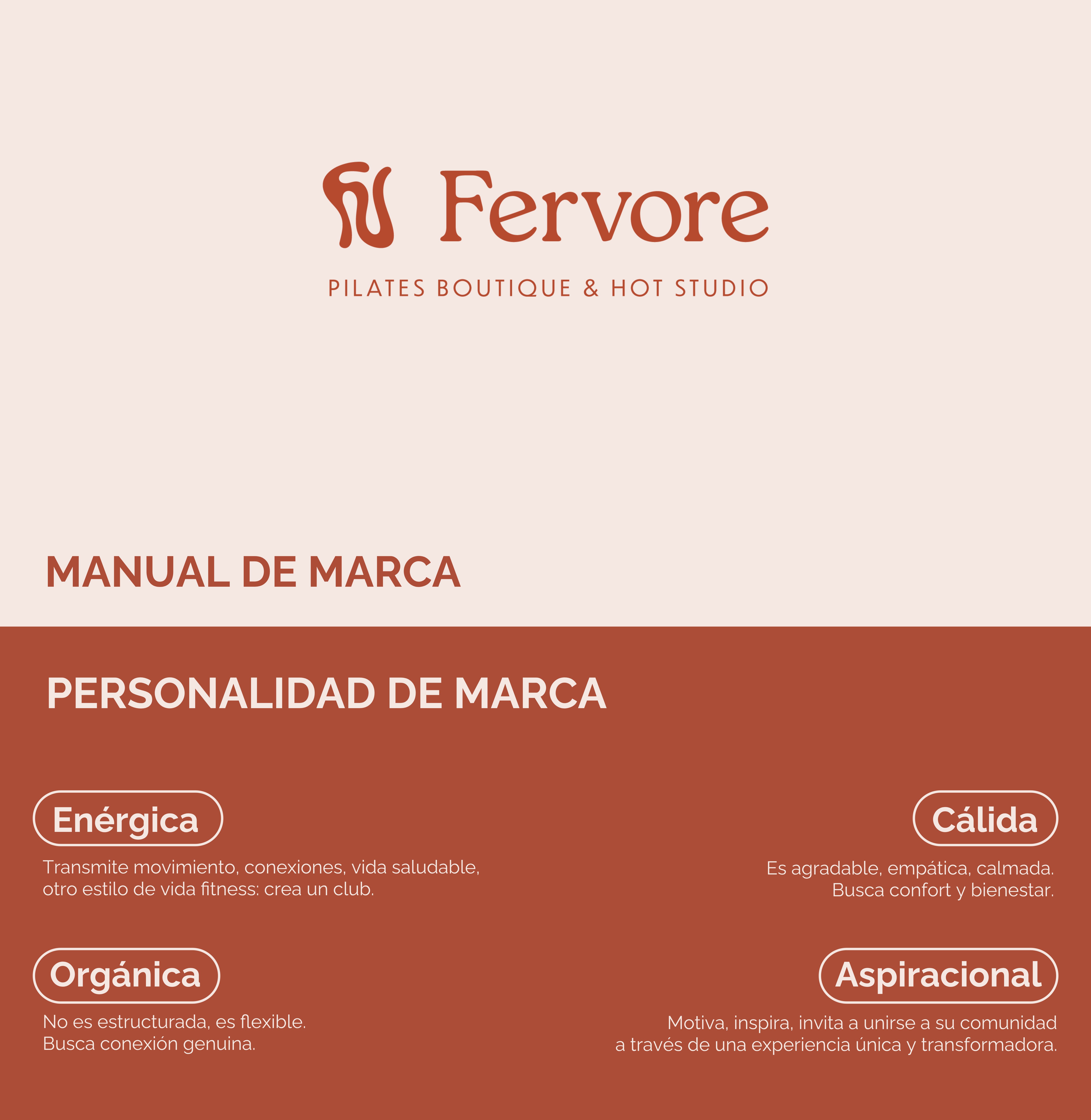 Imagen destacada del proyecto Fervore, Barcelona — Branding de Pilates Boutique