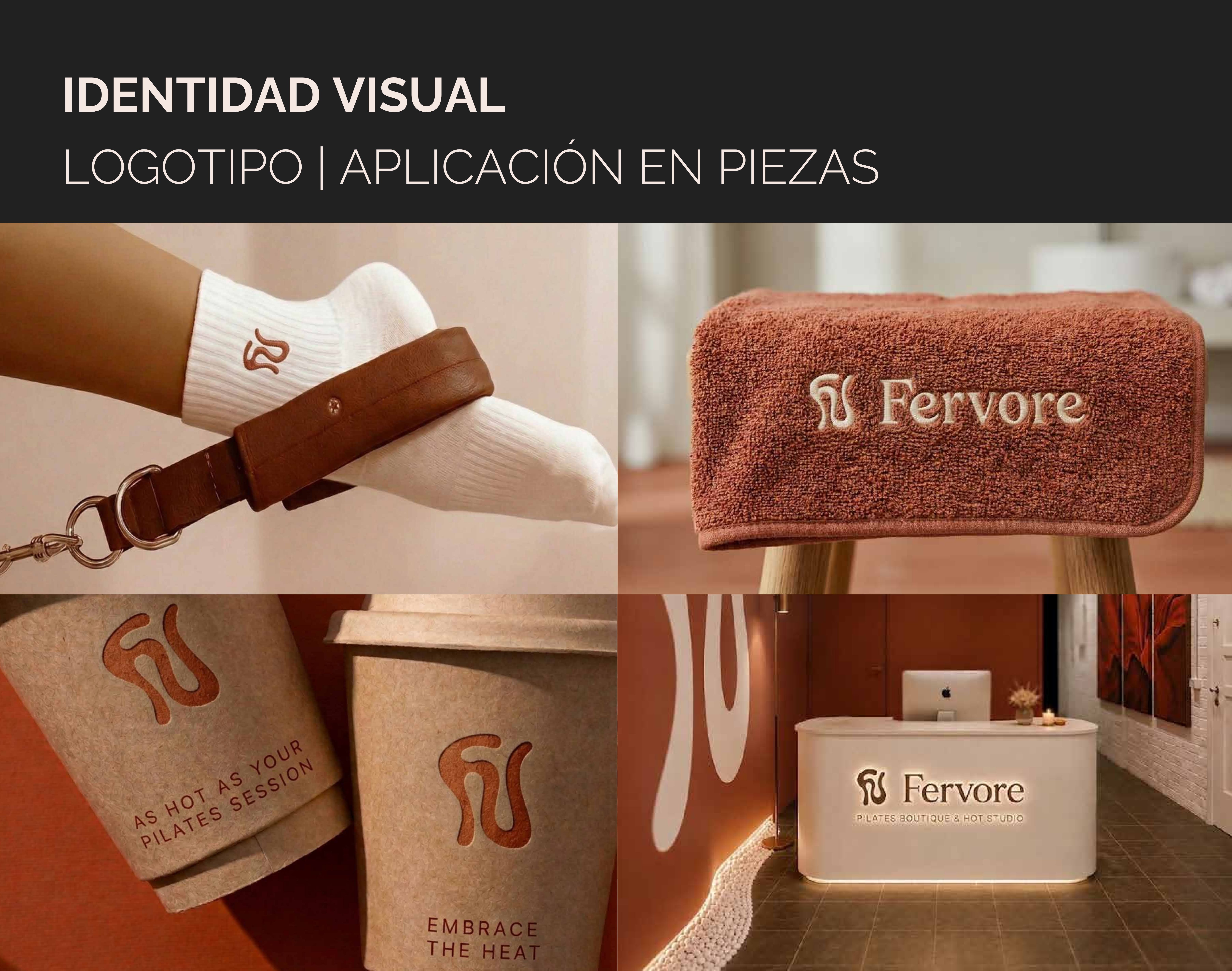 Aplicación en piezas de marca Fervore